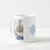 Tasse de scène d'hiver (Devant gauche)