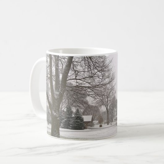 Tasse de scène d'hiver (Devant gauche)