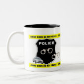 Tasse de scène du crime de policier (Gauche)