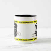 Tasse de scène du crime de policier (Centre)
