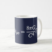 Tasse de science d'équation de champ d'Einstein (Devant droit)
