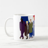 Tasse de scooterists de cible de mod (Gauche)