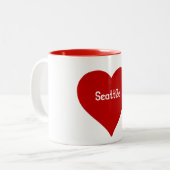 Tasse de Seattle de coeur (Devant gauche)