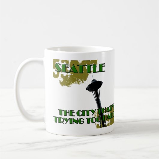 Tasse de Seattle/de Tacoma (Gauche)