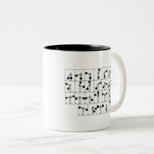 Tasse de sémaphore (Devant droit)
