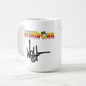 Tasse de SemperToons - mouvement de globes (Devant gauche)