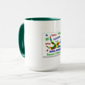 TASSE DE SENSIBILISATION SUR L'AUTISME (Devant gauche)