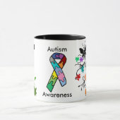 Tasse de sensibilisation sur l'autisme (Centre)