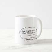 Tasse "de sentiments de sentiment" (Devant droit)