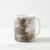 tasse de sépia de locomotive à vapeur (Devant droit)