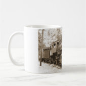 tasse de sépia de locomotive à vapeur (Gauche)