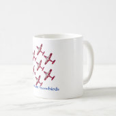 Tasse de Sept-bateau de Snowbirds (Devant droit)
