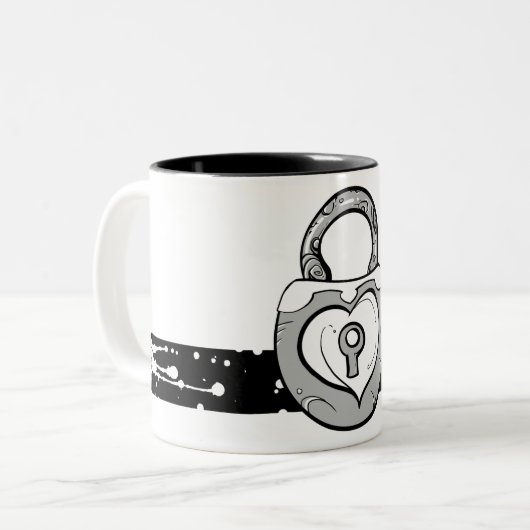 Tasse de serrure de coeur (Devant gauche)