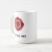 Tasse de service d'infirmier du feu de Winnipeg (Devant gauche)