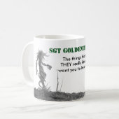 Tasse de Sgt Goldenthroat (Devant gauche)