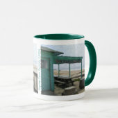 Tasse "de Shack en cristal de crique" (Devant droit)
