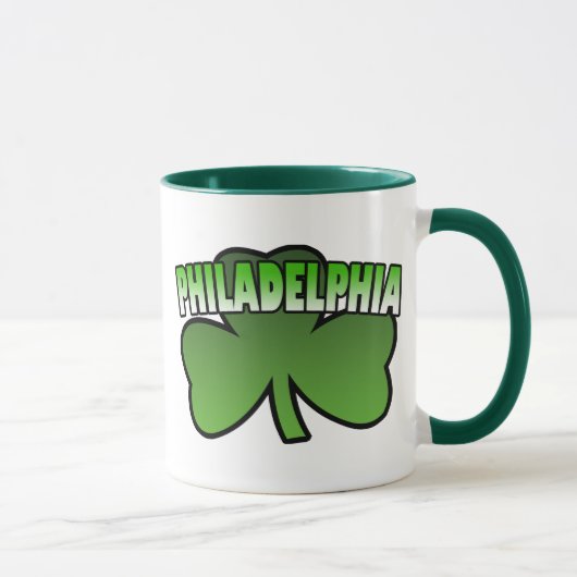 Tasse de shamrock de Philadelphie (Droite)
