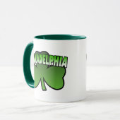 Tasse de shamrock de Philadelphie (Devant gauche)