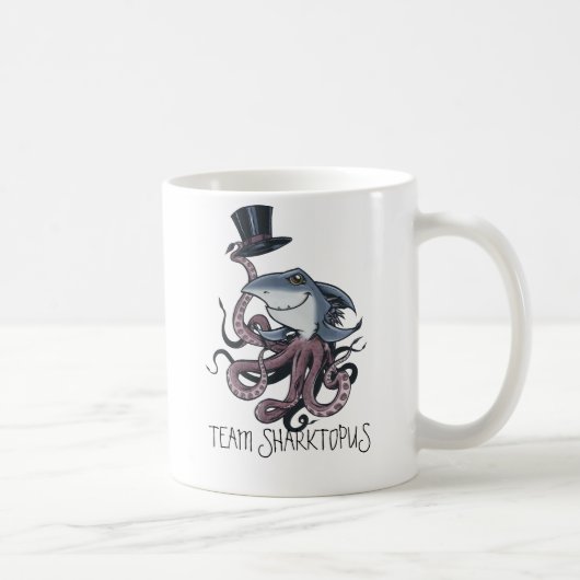 Tasse de Sharktopus d'équipe de bande dessinée (Droite)