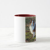 Tasse de Sheltie d'automne (Centre)