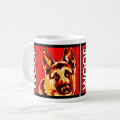 Tasse de Shepard d'Allemand (Devant gauche)