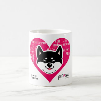 Tasse de Shiba Inu (noir)