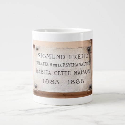 Tasse de Sigmund Freud Paris Placque (Devant)
