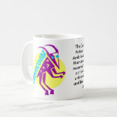 Tasse de signe de zodiaque de Capricorne (Devant gauche)