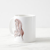 Tasse de signe de zodiaque de Vierge (Devant gauche)