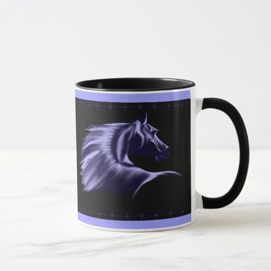 Tasse de silhouette de cheval (Droite)