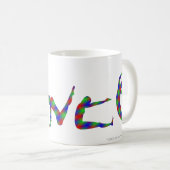 Tasse de silhouette de danse de danse (Devant droit)