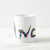 Tasse de silhouette de danse de danse (Centre)