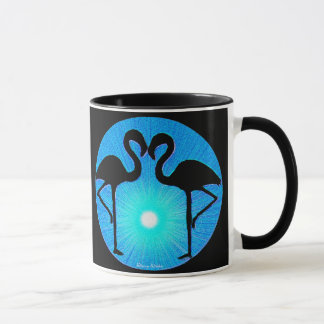 Tasse de silhouette de Flamant rose