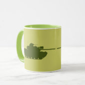 Tasse de silhouette de M48A3 Patton (Devant gauche)