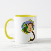 Tasse de singe de bande dessinée (Gauche)