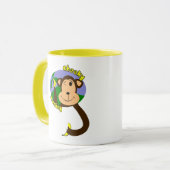 Tasse de singe de bande dessinée (Devant gauche)