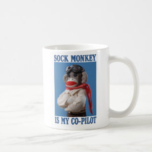 Tasse de singe de co-pilote