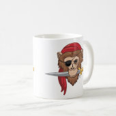 Tasse de singe de pirate (Devant droit)