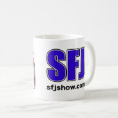 Tasse de singe de Podcast de SFJ (Devant droit)