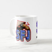 Tasse de singe de Podcast de SFJ (Devant gauche)