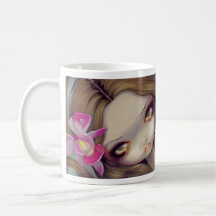 Tasse "de sirène sensible d'orchidée"