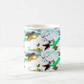 tasse de sirènes de brune de natation (Centre)