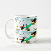 tasse de sirènes de brune de natation (Gauche)
