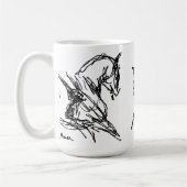 Tasse de Sketchs 2 du dressage 3 (Gauche)