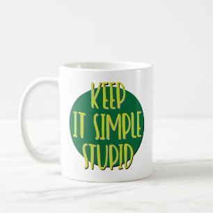 Tasse de slogan de récupération Garder les choses