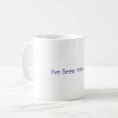Tasse de slogan de travail (Devant gauche)