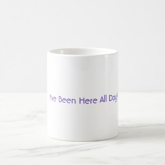 Tasse de slogan de travail (Centre)
