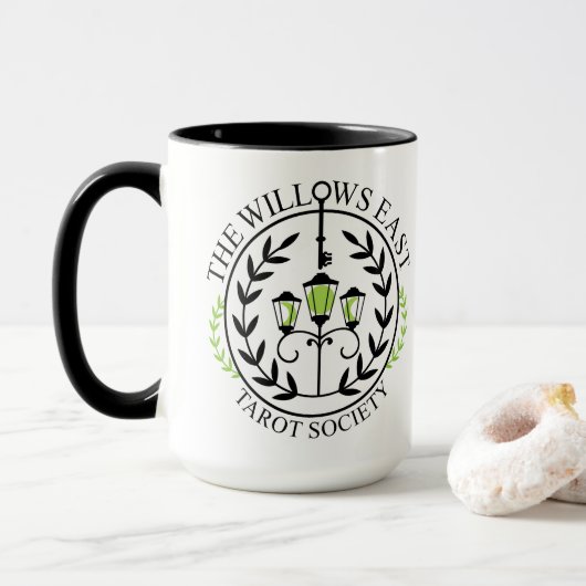 Tasse de société est de tarot de saules grande (Avec donut)