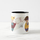 Tasse de soeurs de Kokeshi (Centre)