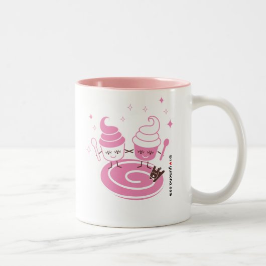 Tasse de soeurs de yogourt glacé (Droit)